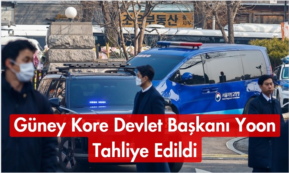 Güney Kore'de devlet başkanlığı görevinden uzaklaştırılan Yoon tahliye edildi