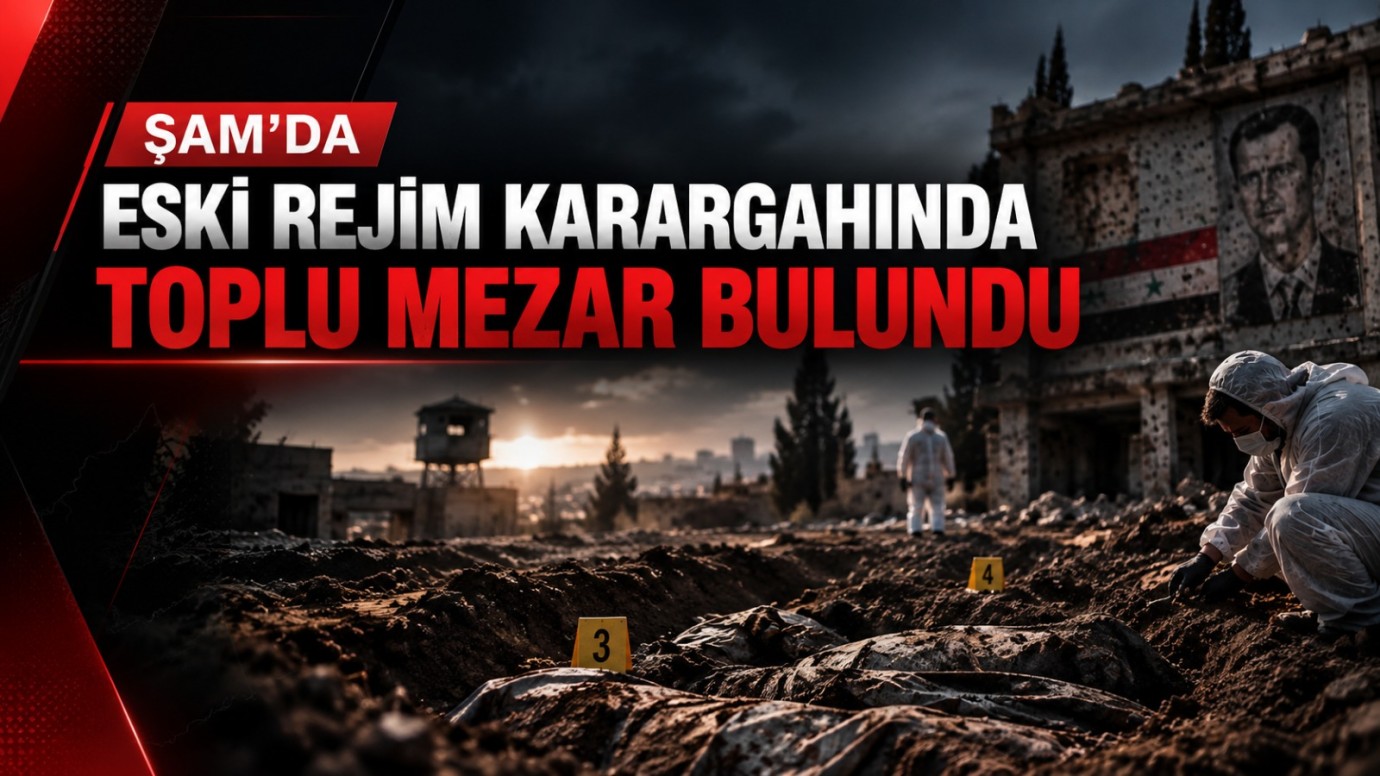 Şam’da eski rejim karargahında toplu mezar bulundu