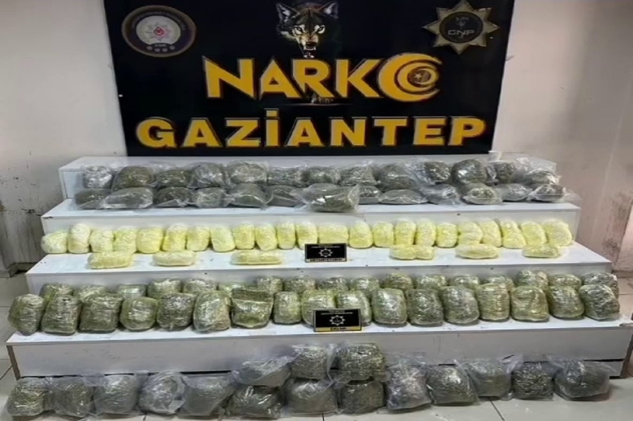 Gaziantep'te uyuşturucu operasyonu: 5 gözaltı