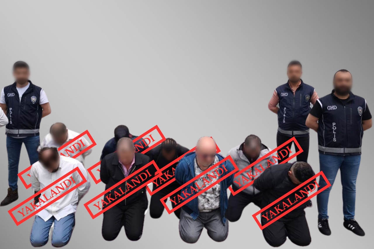 6 ilde gerçekleştirilen operasyonlarda 11 ülkede aranan 23 şüpheli yakalandı