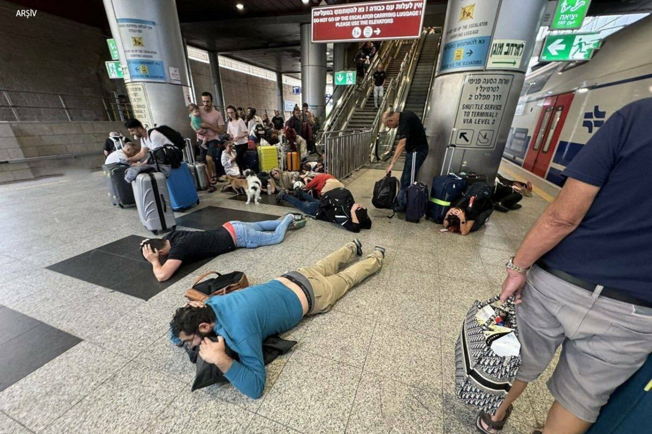 Ensarullah'tan ″Ben Gurion Havalimanı″na balistik füze