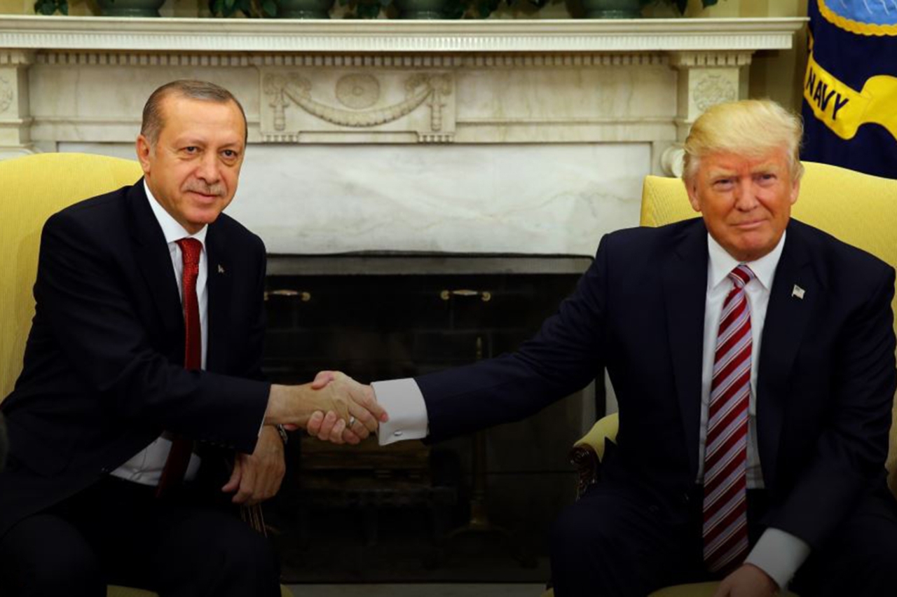 Cumhurbaşkanı Erdoğan, ABD Başkanı Trump ile görüştü