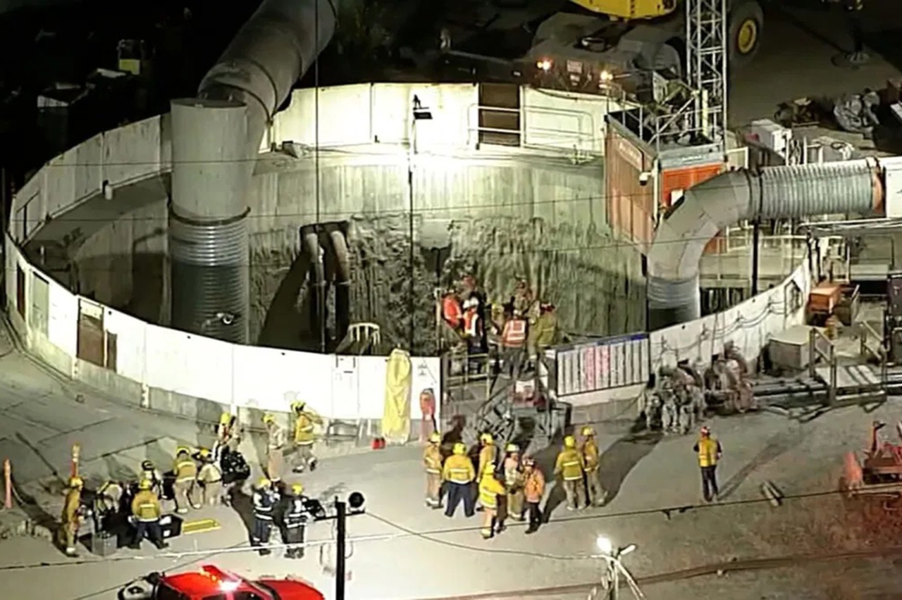 ABD'de tünel inşaatı çöktü: Mahsur kalan 31 işçi kurtarıldı