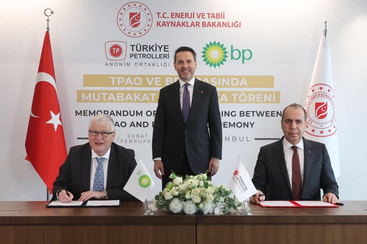 TPAO, İngiliz enerji şirketi bp ile mutabakat zaptı imzaladı