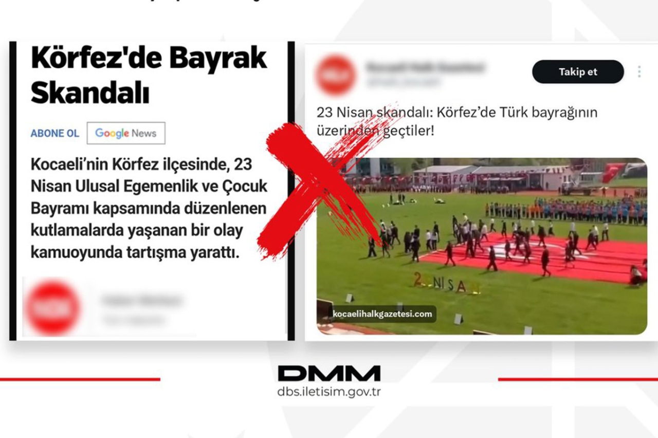 DMM’den ″bayrağa saygısızlık″ iddialarına yalanlama