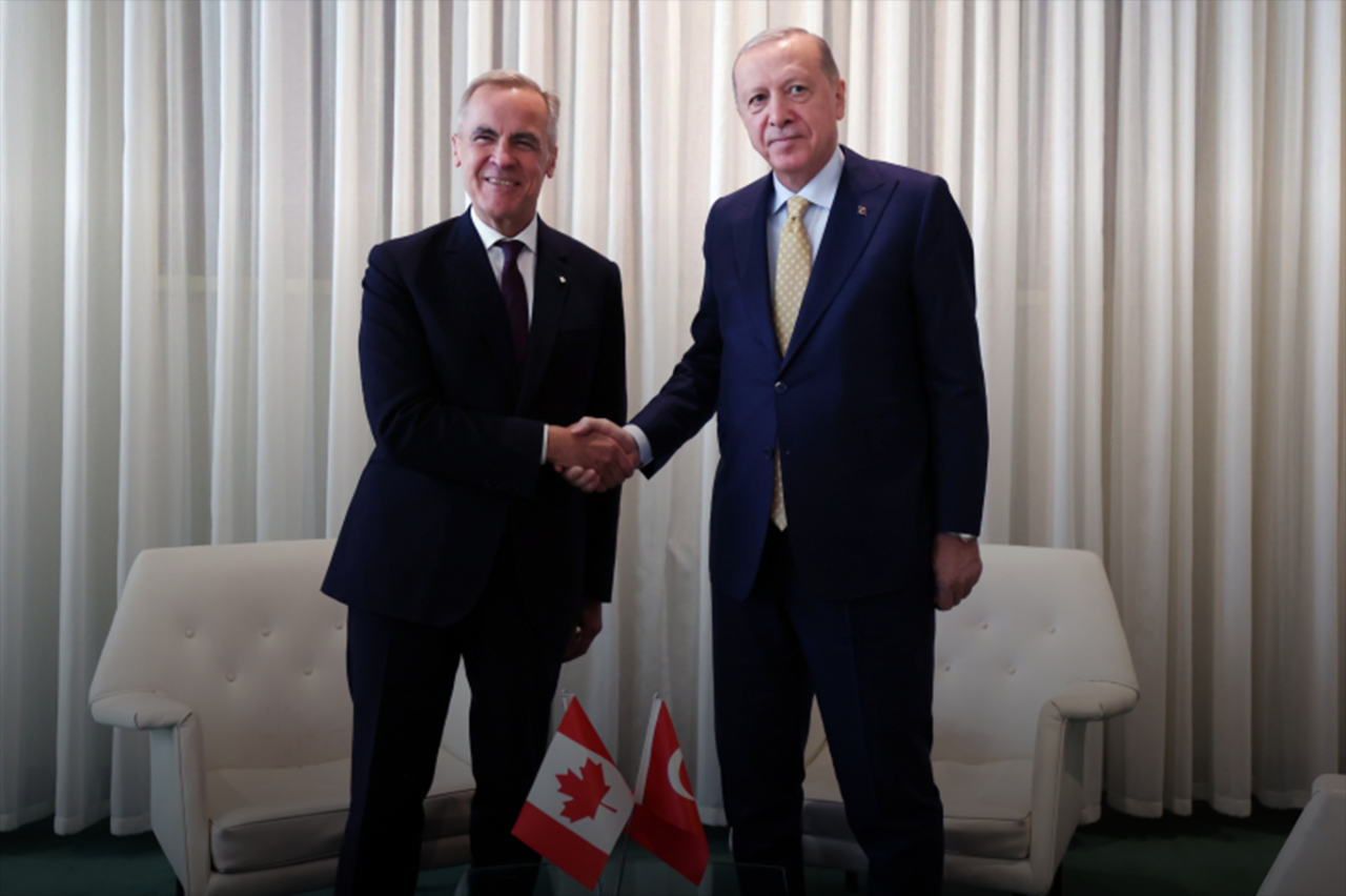 Cumhurbaşkanı Erdoğan Kanada Başbakanı Carney ile görüştü