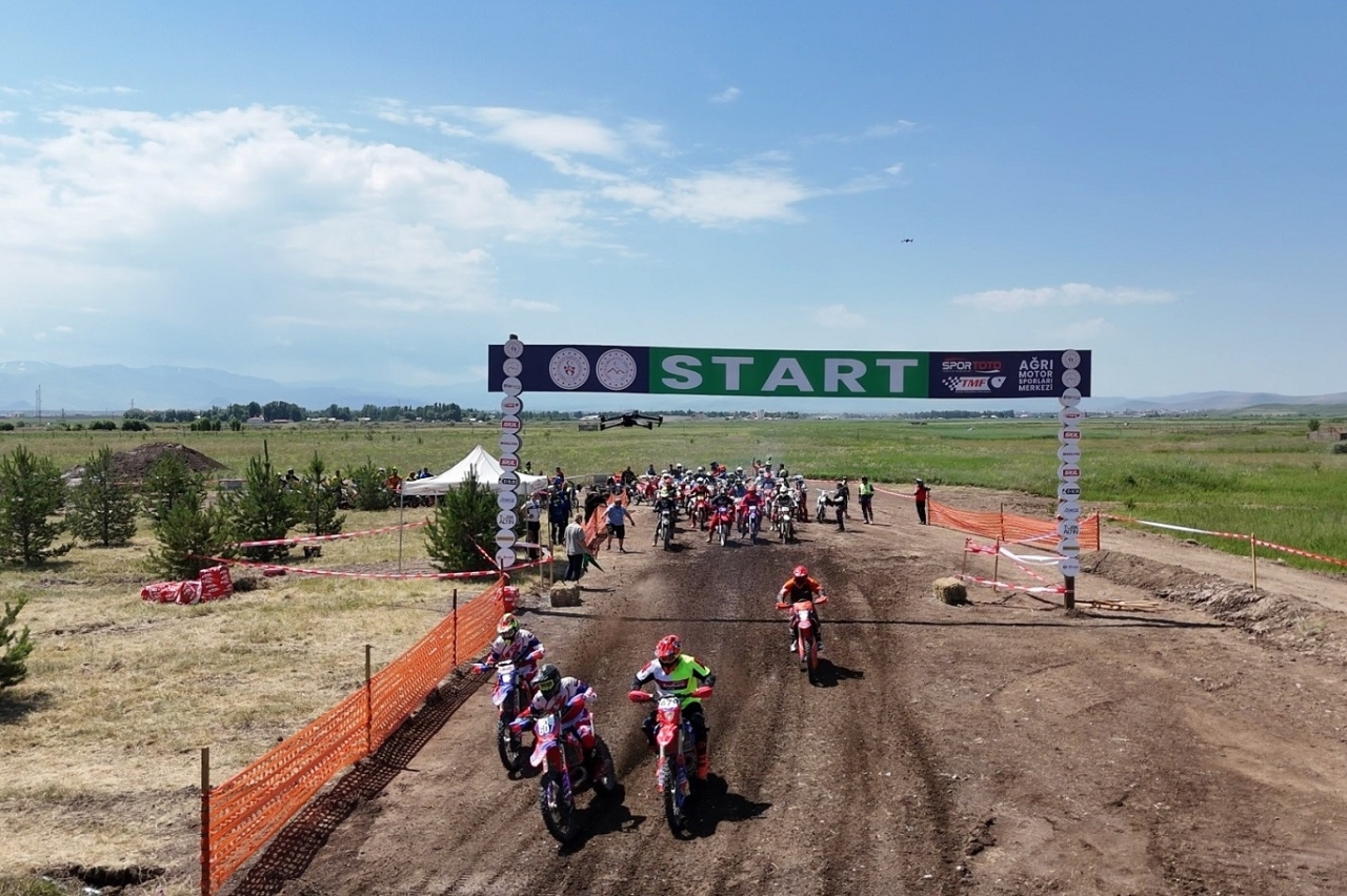 Türkiye Enduro ve ATV Şampiyonası Ağrı'da başladı