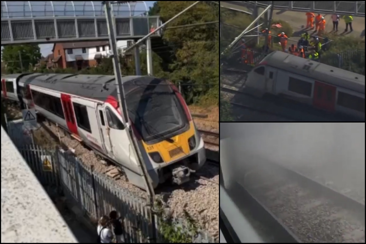 İngiltere'de iki günde ikinci tren kazası! Bir tren daha raydan çıktı.
