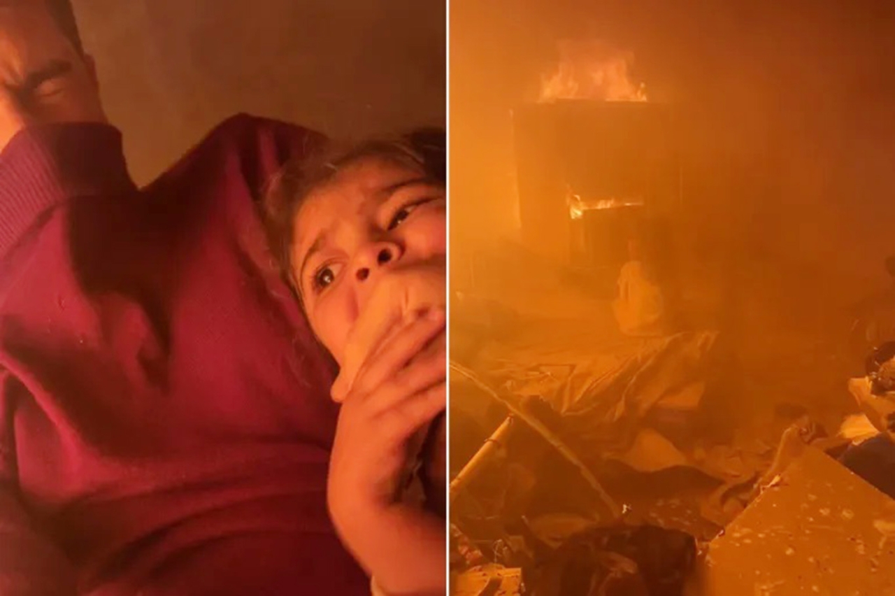 Gazze'de 3 yaşındaki Meryem alevlerin arasından kurtarıldı: Annesi şehit oldu