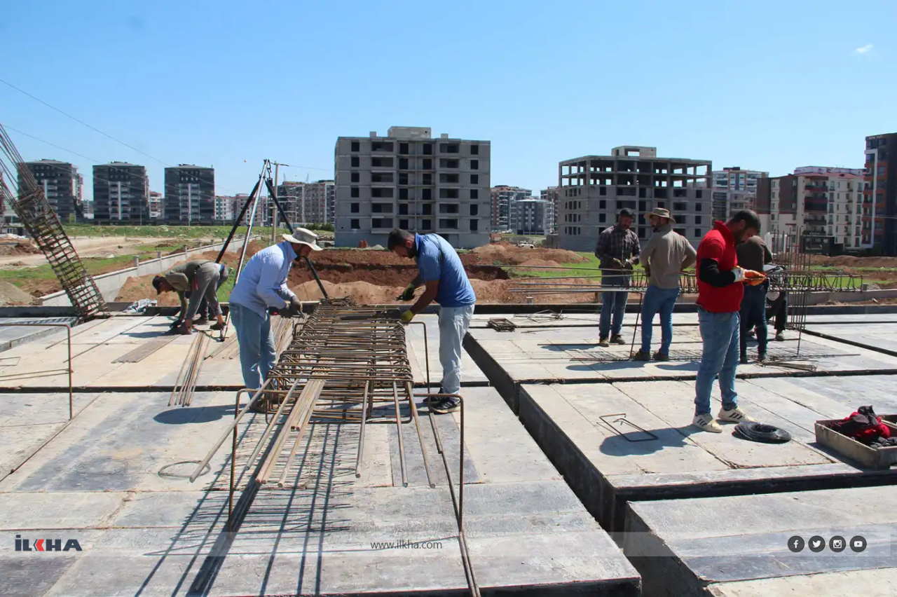 İnşaat üretimi ağustosta yıllık yüzde 2,3 arttı