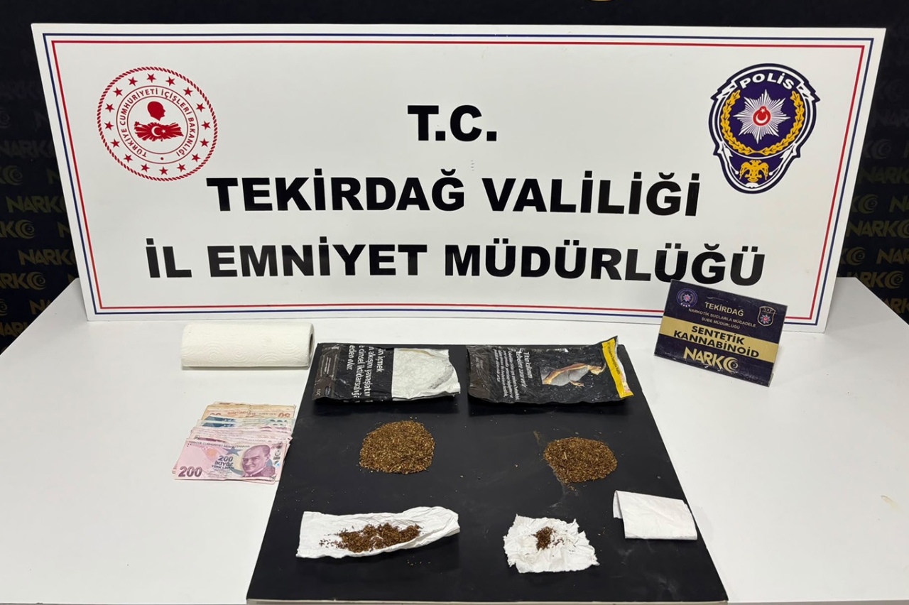 Tekirdağ’da uyuşturucu operasyonlarında 45 tutuklama