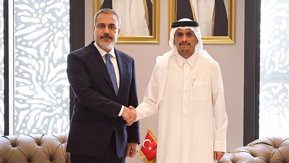 Dışişleri Bakanı Fidan, Katar Başbakanı ve Dışişleri Bakanı Al Sani ile telefonda konuştu