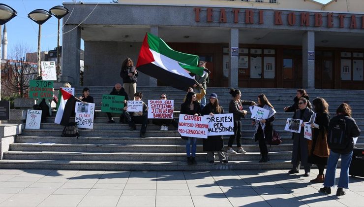 İsrail’in Refah kentine yönelik saldırıları Kosova’da protesto edildi