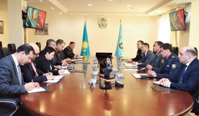 Kazakistan ve Türkiye, Hazar Denizi’nin güvenliği hakkında görüştü