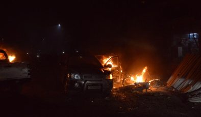 Suriye’nin Azez ilçesinde bombalı terör saldırısında 4 sivil öldü, 20 sivil yaralandı