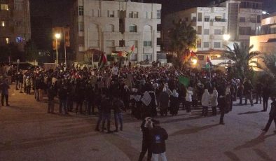 Ürdün’de Gazze’ye destek gösterisi düzenlendi