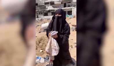 Gazzeli kadın, Şifa Hastanesi molozları arasında çaresizce kocası ve oğlunu arıyor