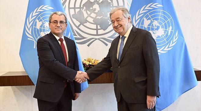 Türkiye’nin BM Daimi Temsilcisi Yıldız, Guterres’e atama mektubunu takdim etti