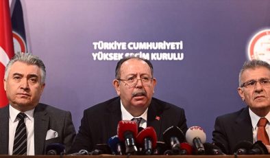 YSK Başkanı Yener: Büyükşehir belediye başkanlığı seçimine katılım oranı yüzde 78,11 olarak gerçekleşmiştir