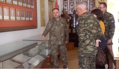 Yunanistan askeri heyeti, 54’üncü Mekanize Piyade Tugay Komutanlığı’nı ziyaret etti