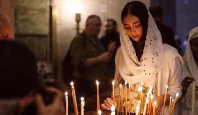 İsrail’in Gazze’deki saldırıları Kudüs’teki Hıristiyanların “Kutsal Cuma” kutlamalarına gölge düşürdü