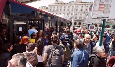 İtalya’da toplu taşıma sektöründe çalışanlar greve gitti