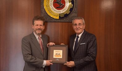 Kuzey Makedonya’nın Ankara Büyükelçisi Manasijevski, Samsun TSO’yu ziyaret etti
